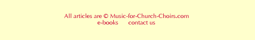 footer for choir training essentials page